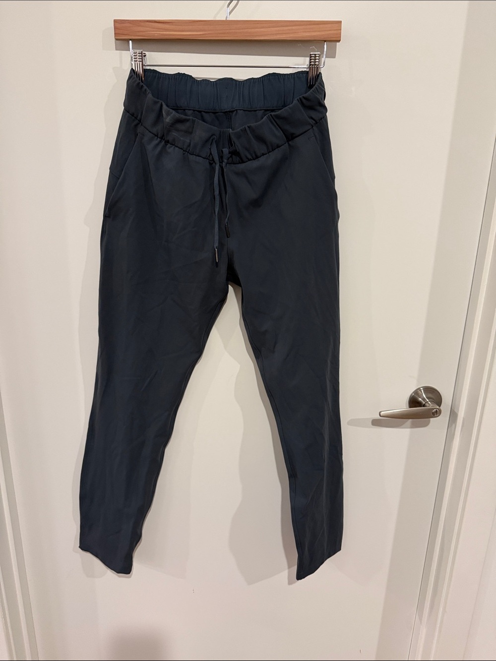 lululemon athletica Navy Drawstring Tapered Joggers